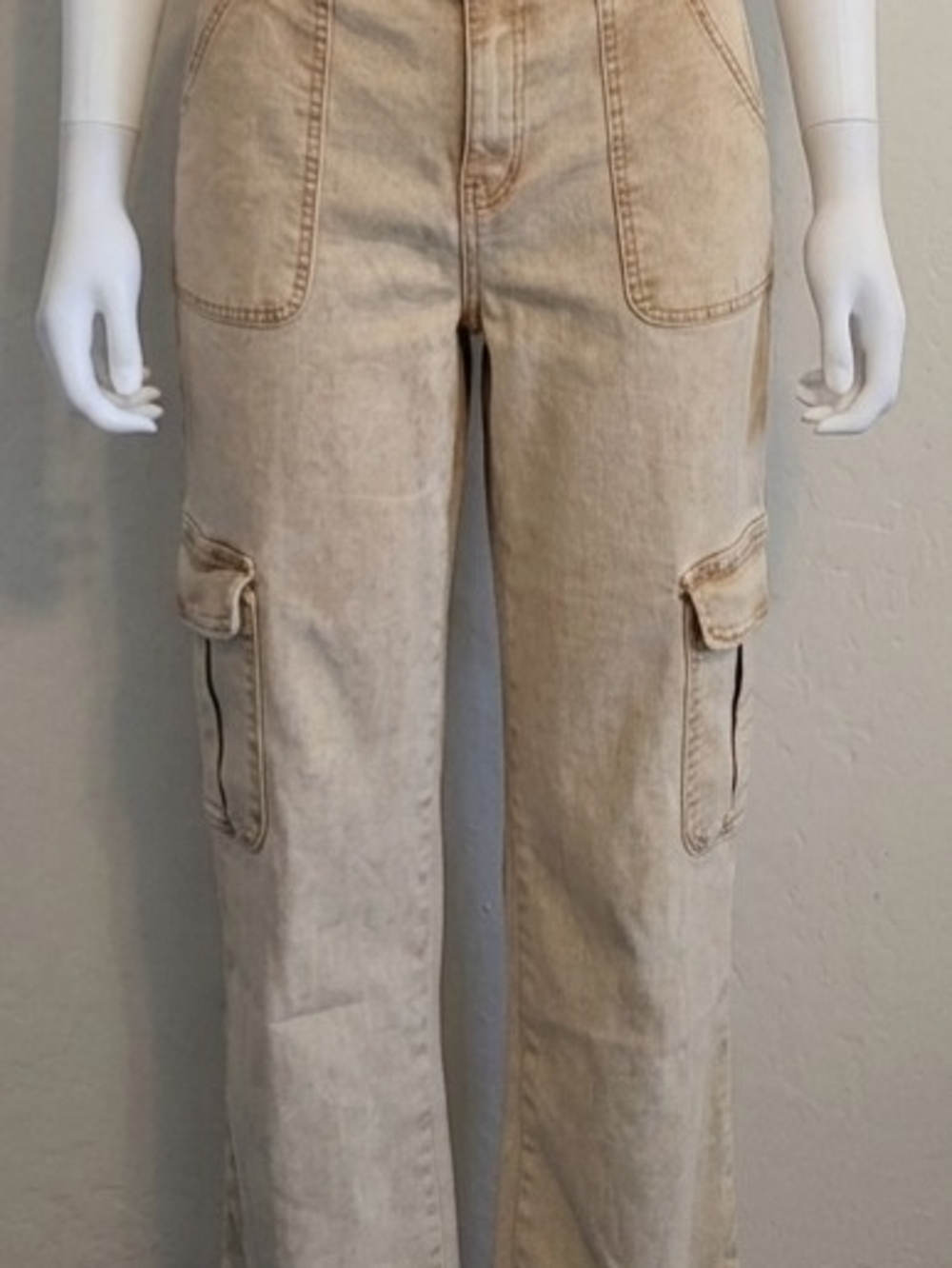 Pantalón Cargo Beige Disclosure - Talla